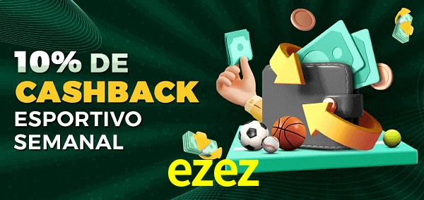 10% de bônus de cashback na ezez