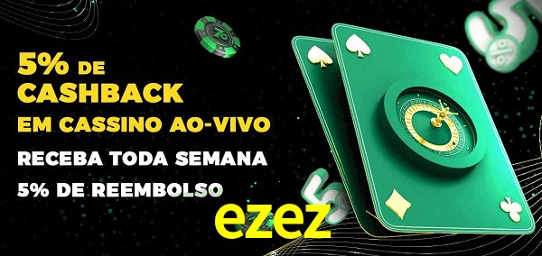 Promoções do cassino ao Vivo ezez